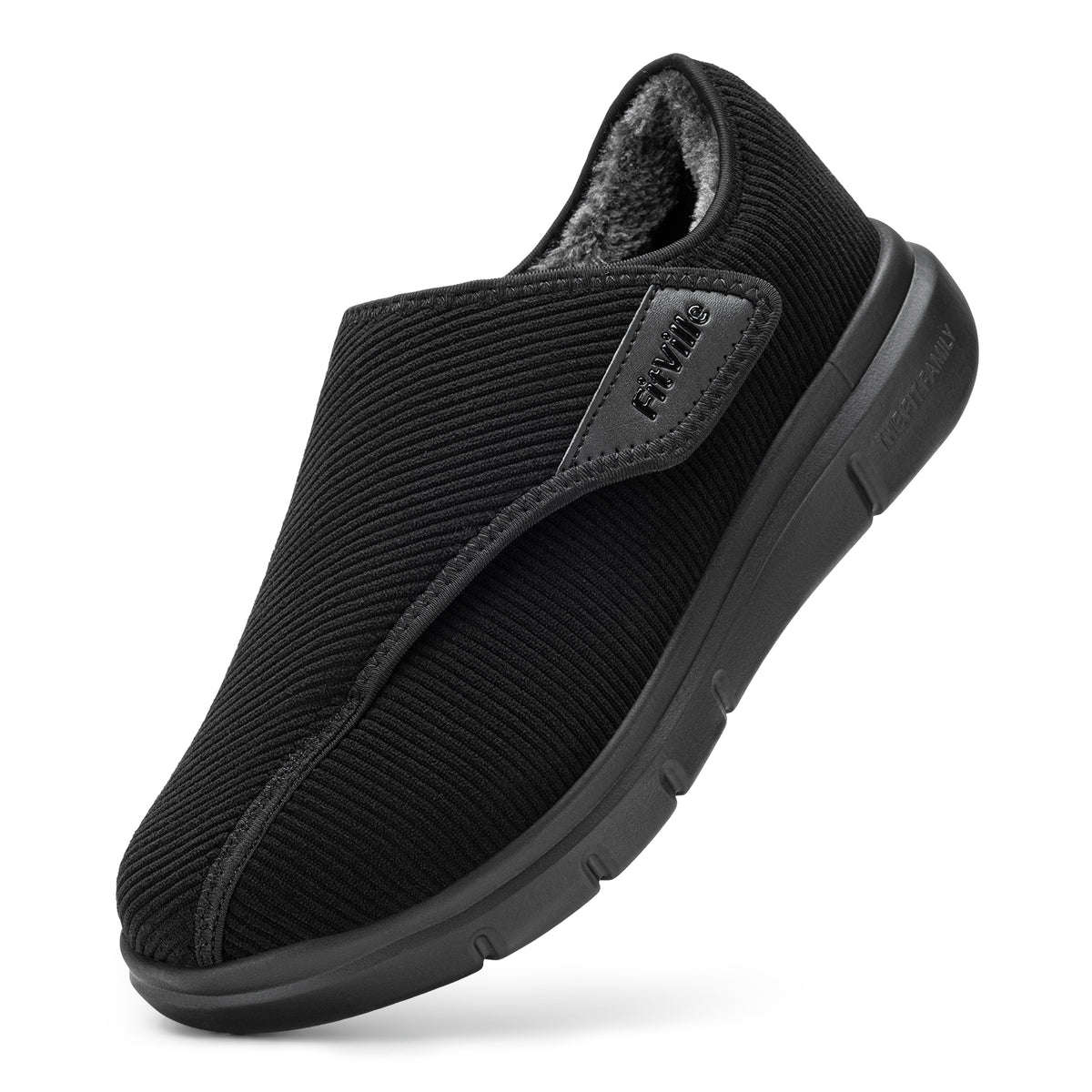 FitVille Men's EasyTop Comfort Slipper V1