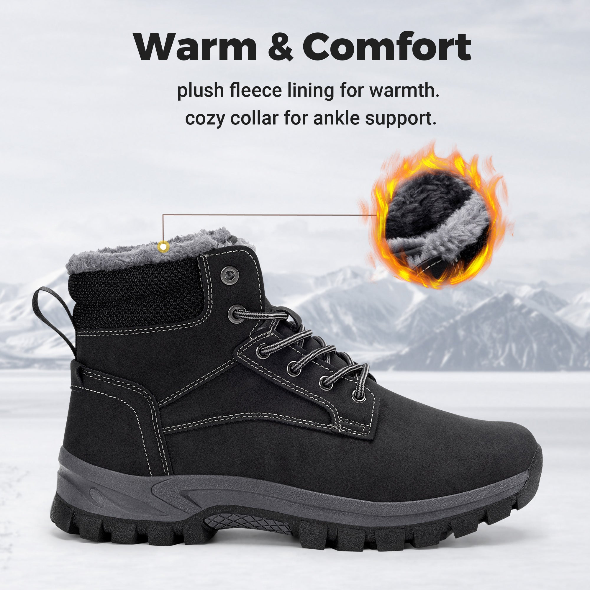 Fittington Men's WolfWalk Winter Boots V6