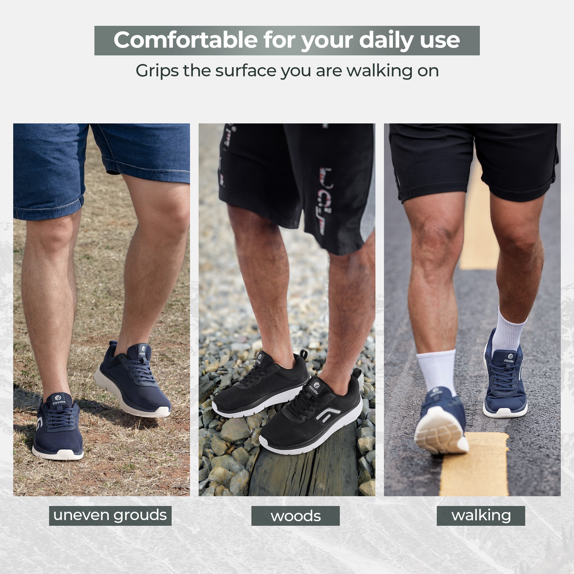 FitVille Men's Cloud Strider V2