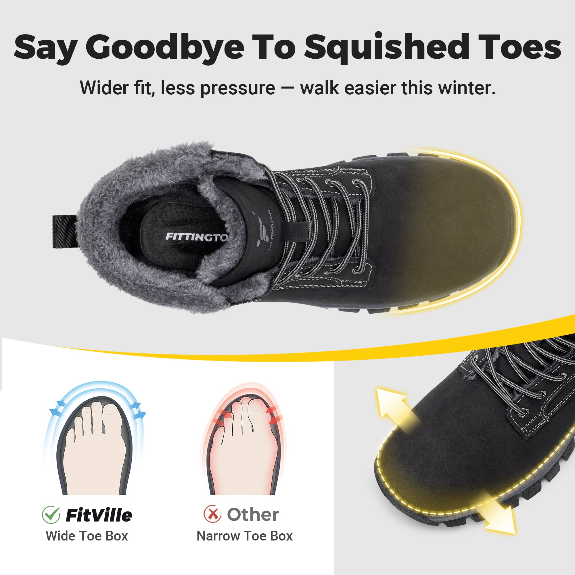 Fittington Men's WolfWalk Winter Boots V6