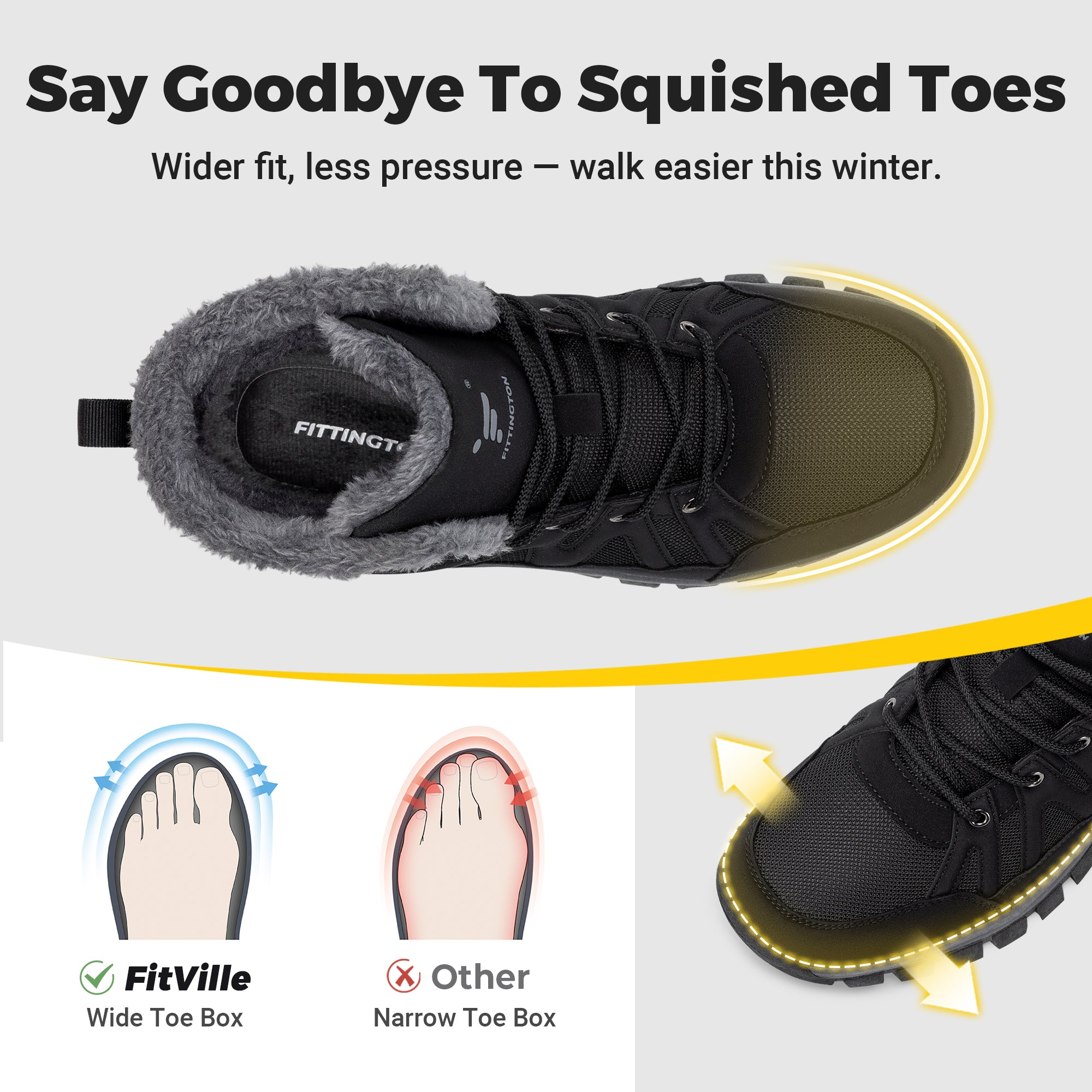 Fittington Men's WolfWalk Winter Boots V9