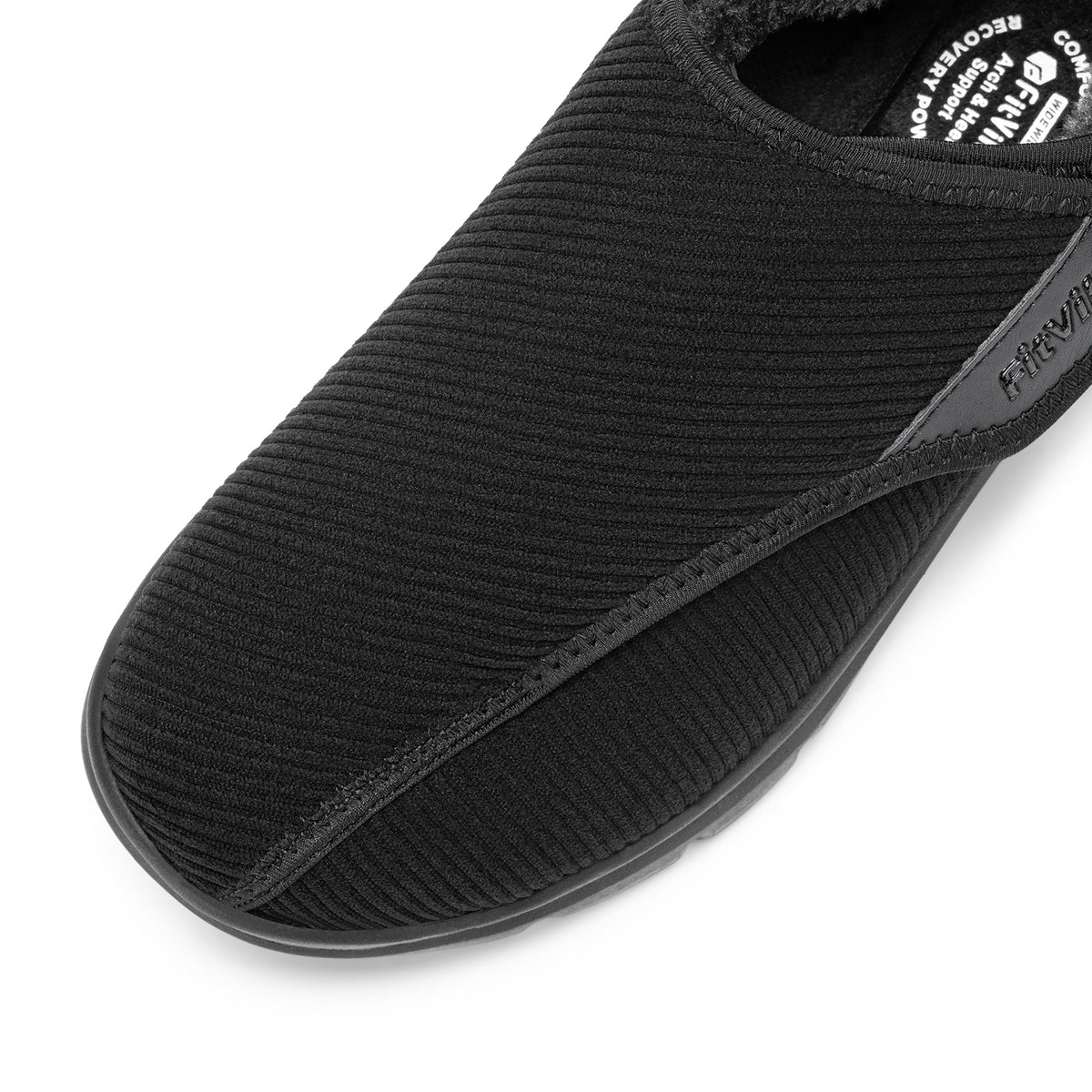 FitVille Men's EasyTop Comfort Slipper V1