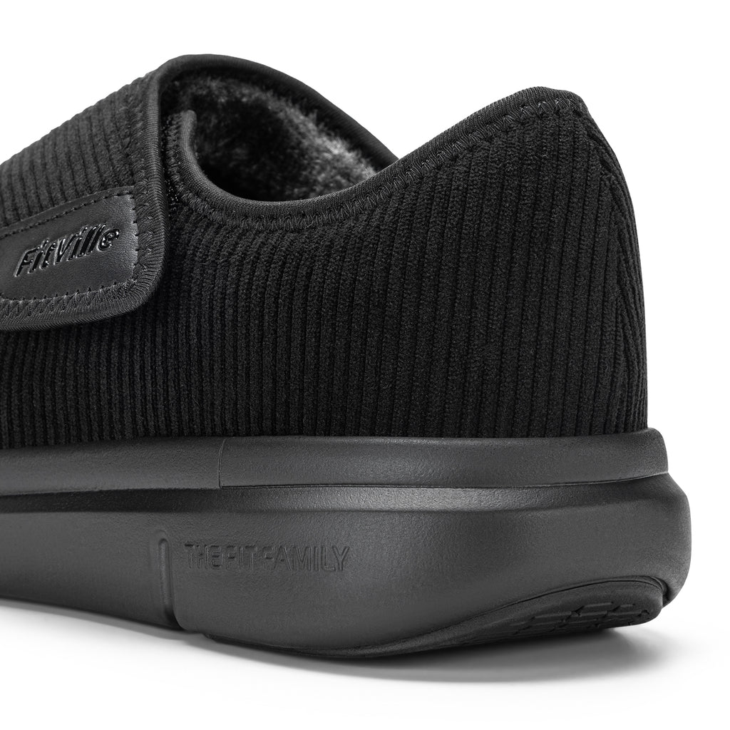 FitVille Men's EasyTop Comfort Slipper V1