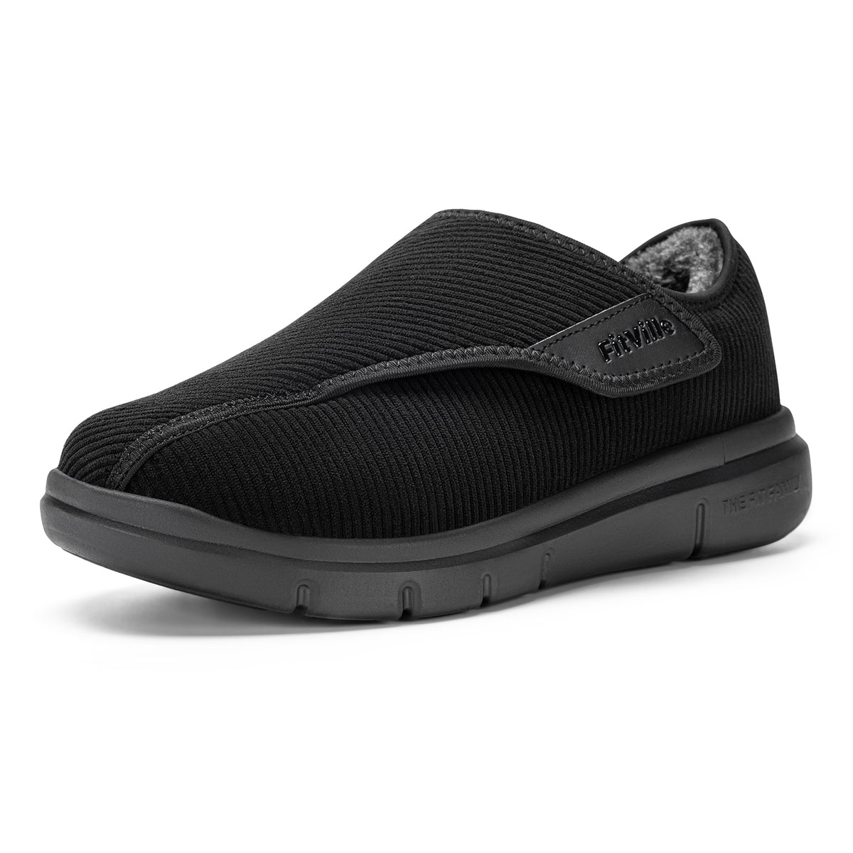 FitVille Men's EasyTop Comfort Slipper V1