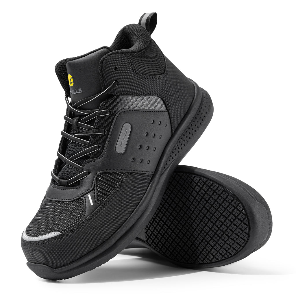 FitVille Men's High-top SteelCore Work Boots V2