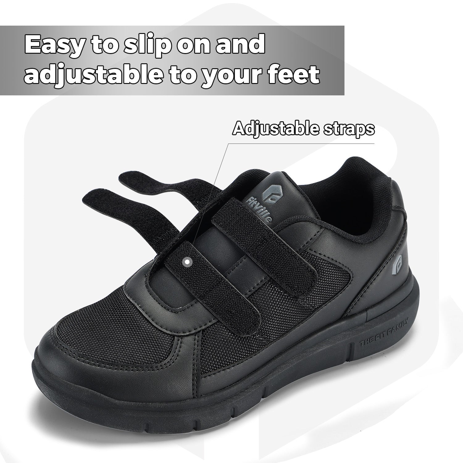 Men's EasyTop Duo Strap Diabetic Shoes V3