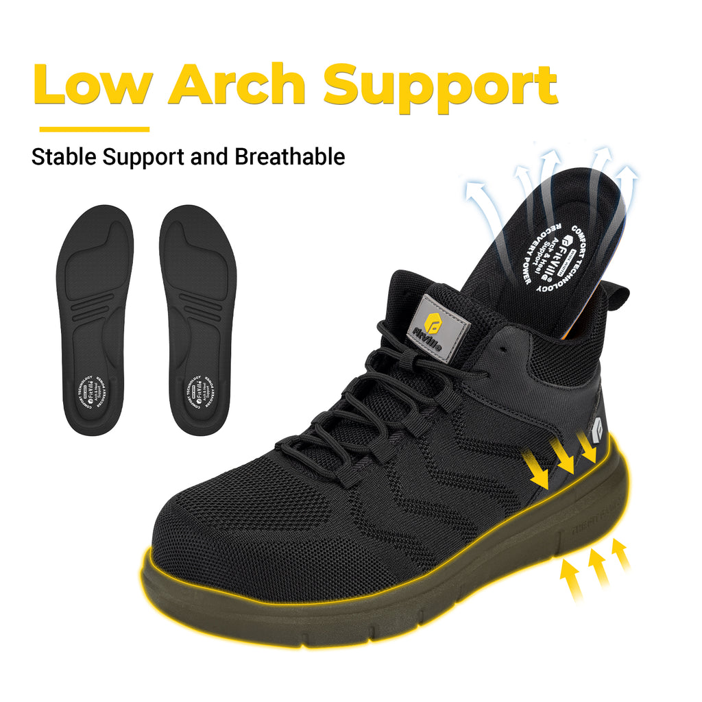 Men's TitanToe High-Top Composite Toe SR Sneaker V1