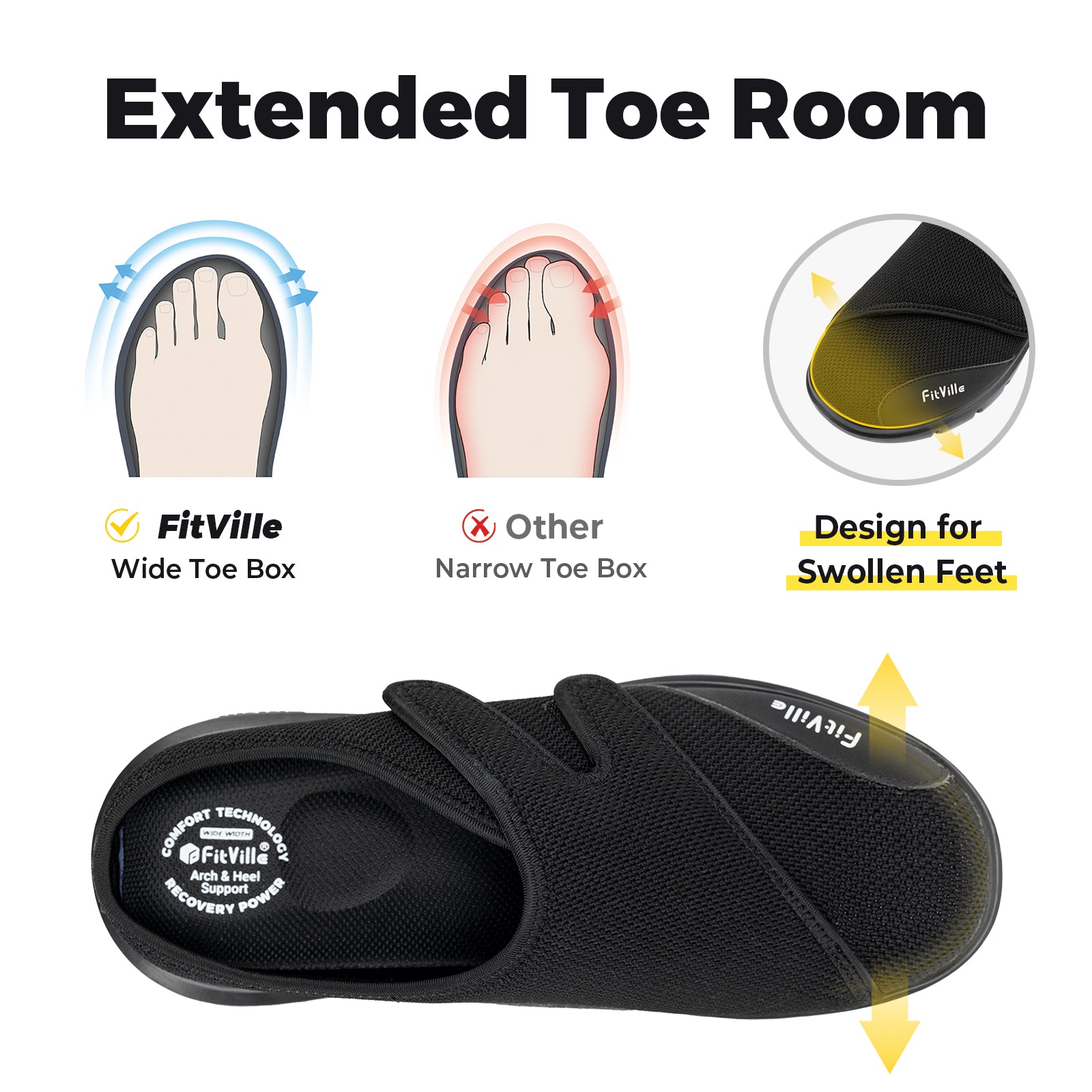 Men's EasyTop Diabetic Slipper V5
