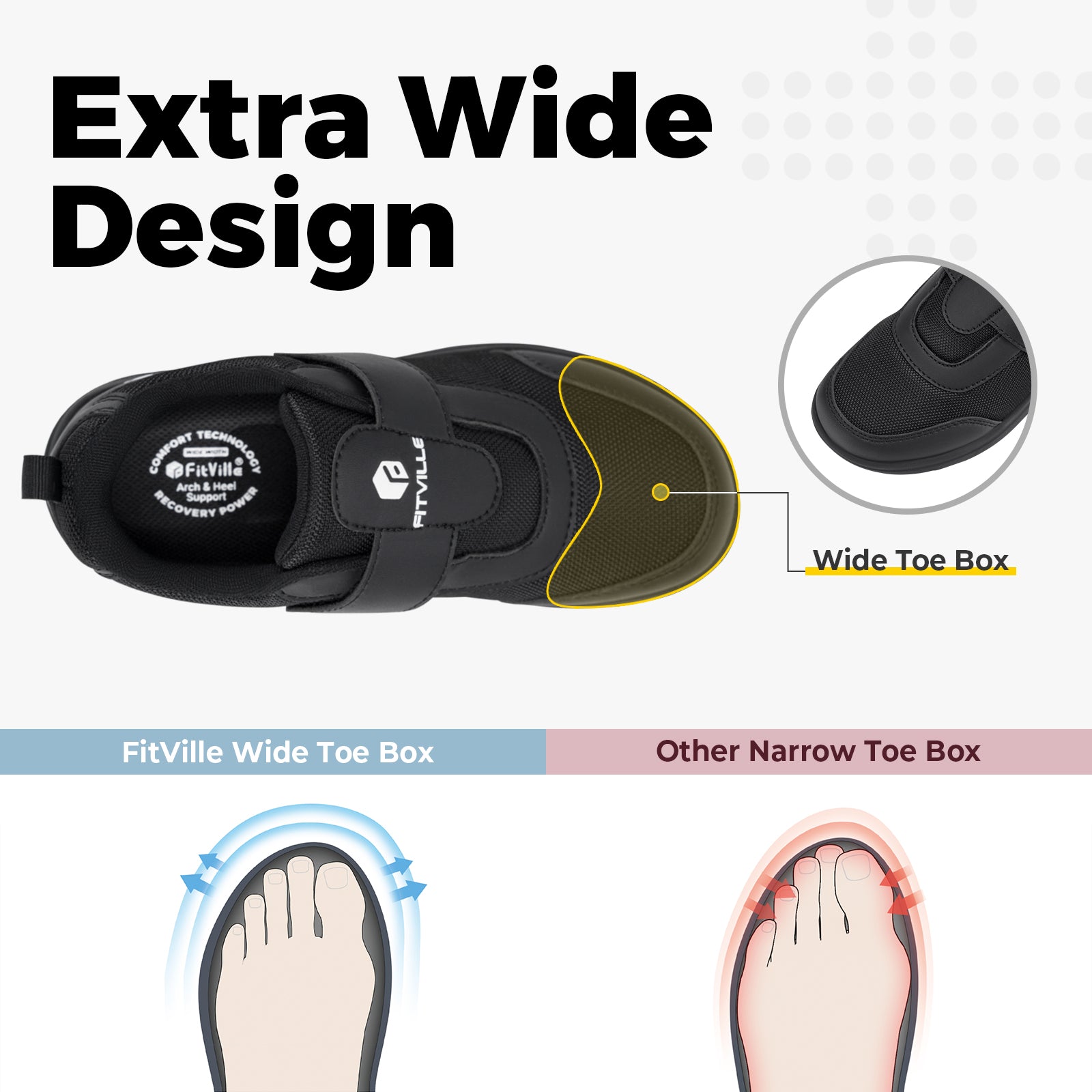 Women's EasyTop StrapEase Diabetic Shoes V4