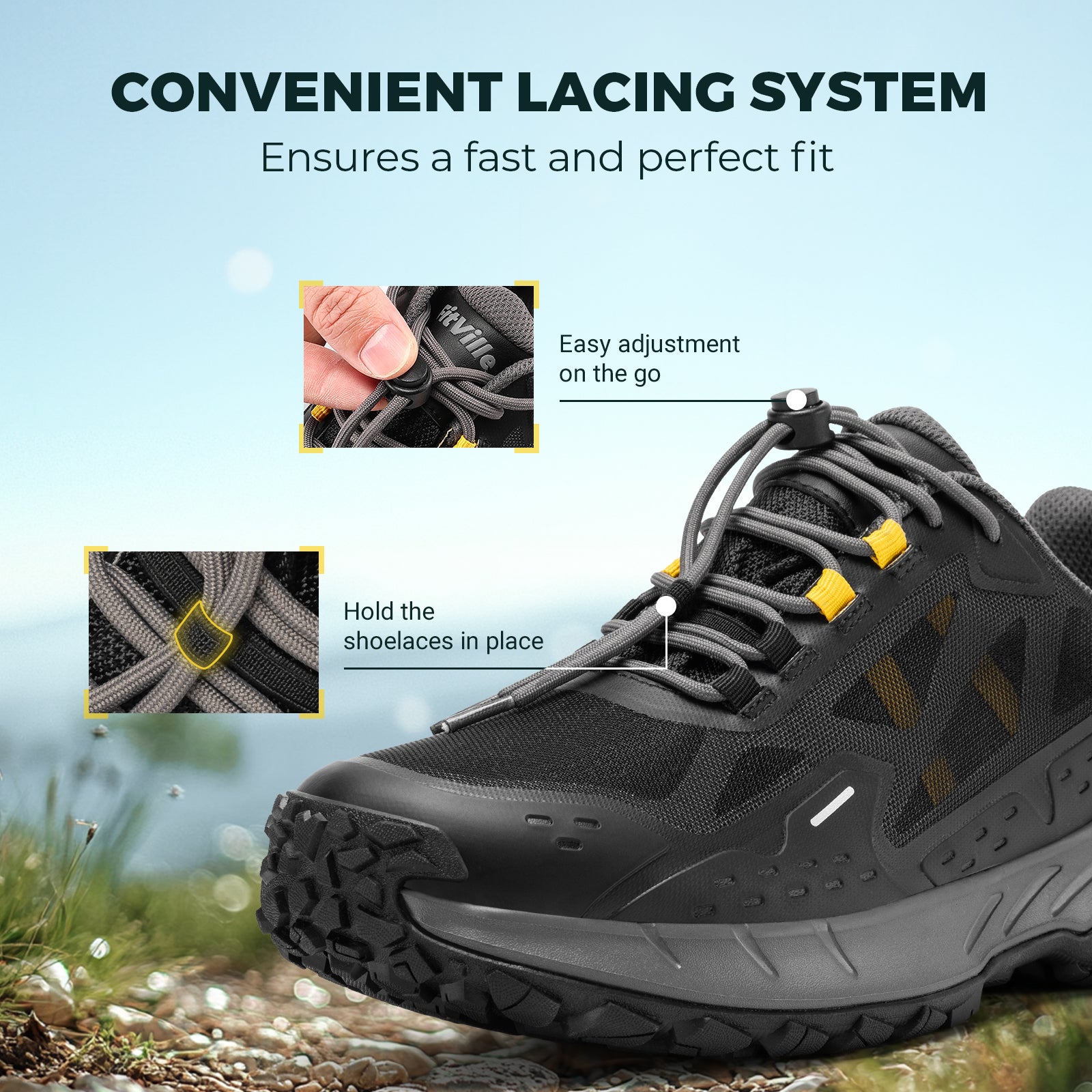 Men's Low-Top CreekCross Hiking Shoes V1