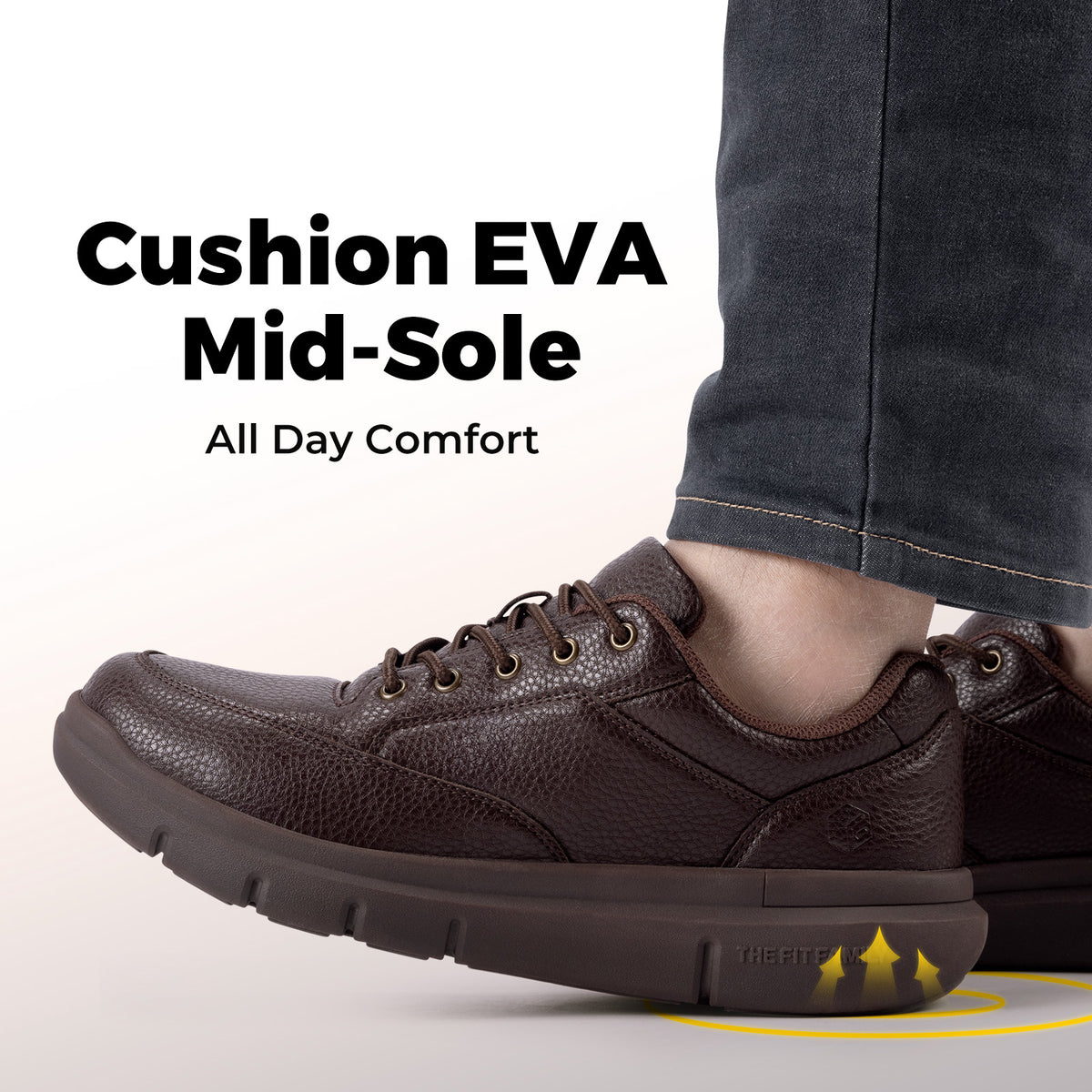 FitVille Men's BriskWalk Elite Dress Shoes V5