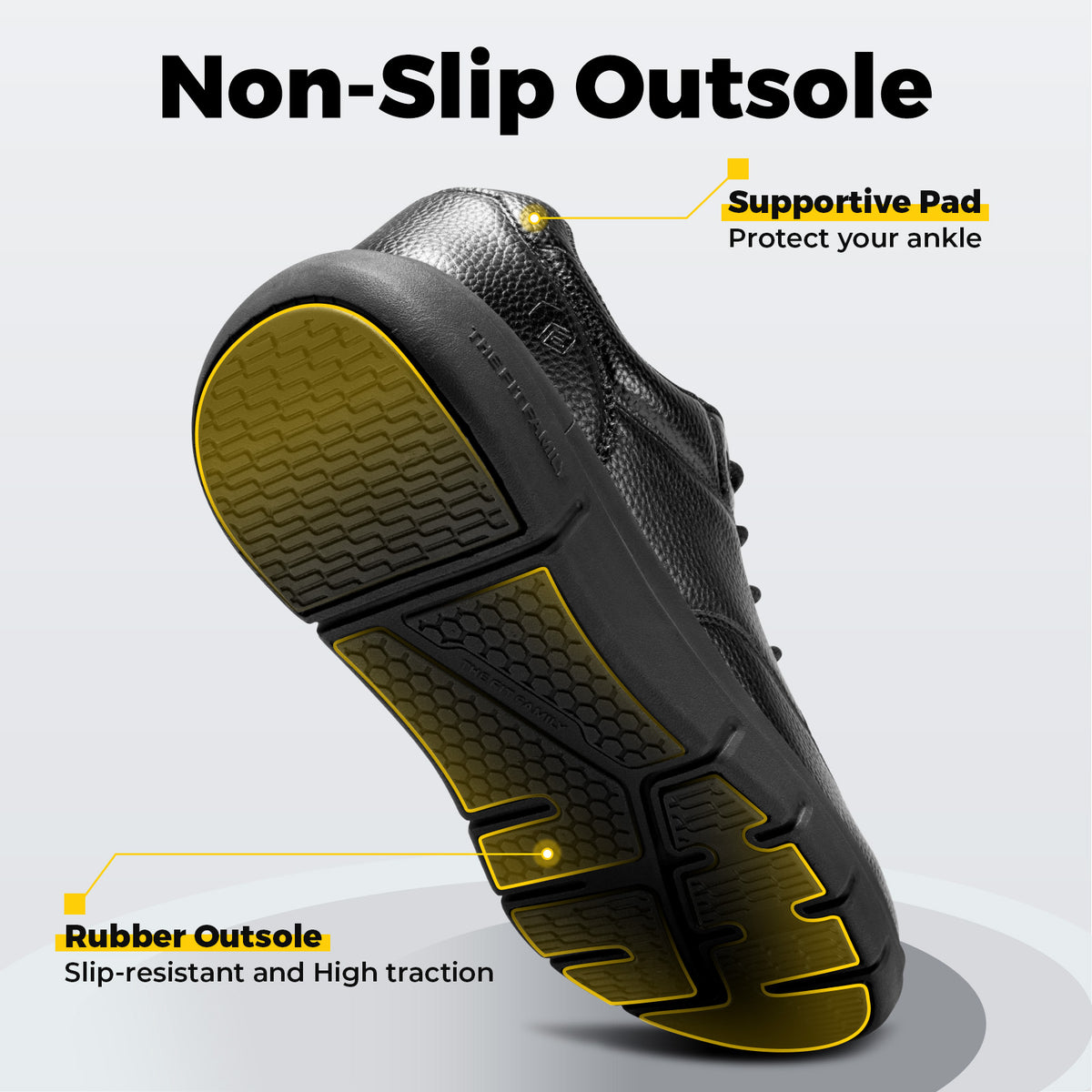 FitVille Men's BriskWalk Elite Dress Shoes V5
