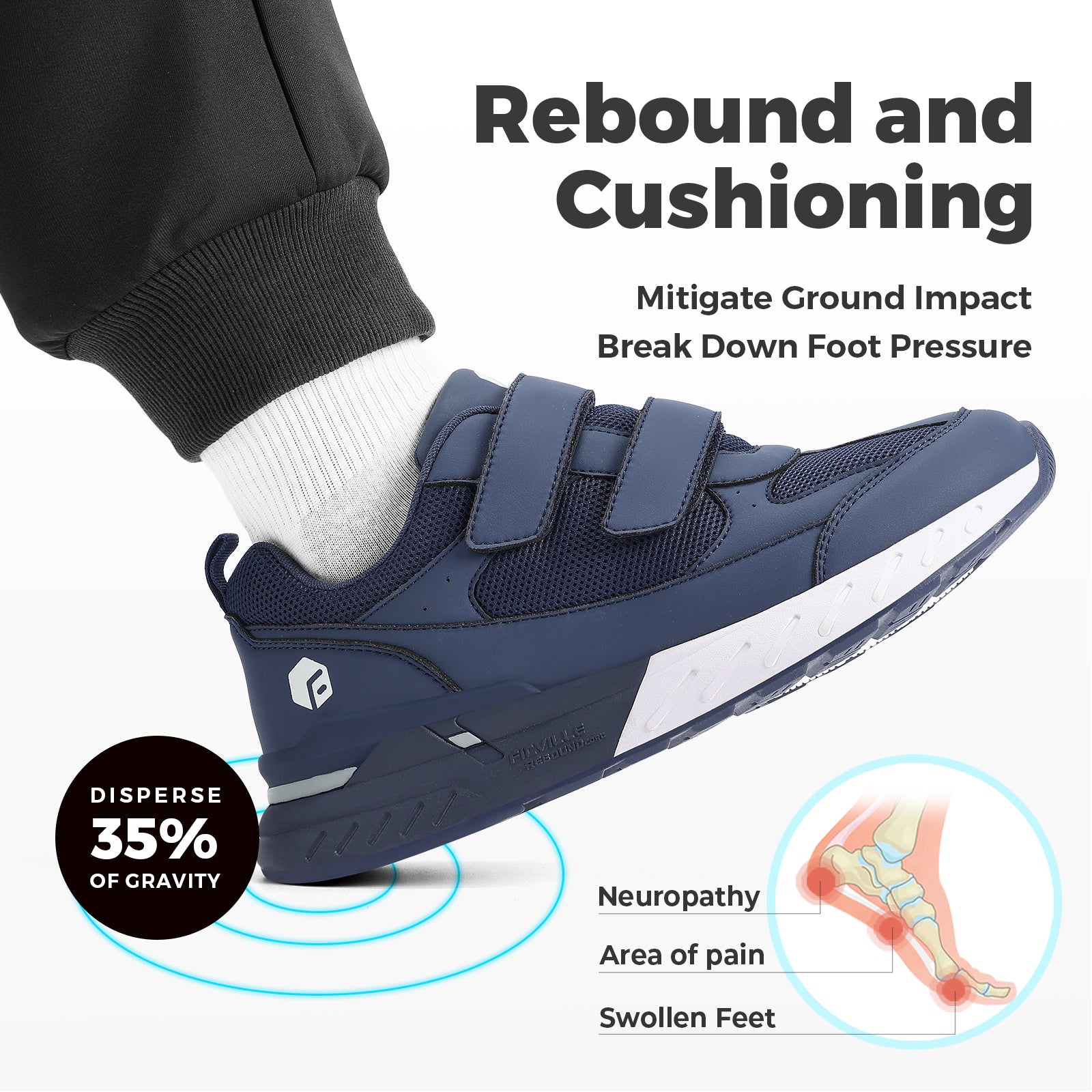 Men's Rebound Core Walking Shoes V8