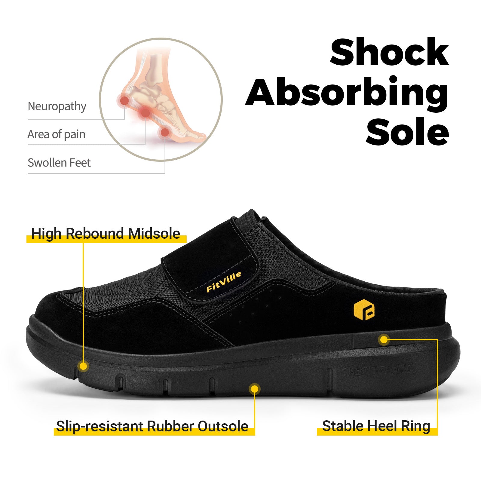 Men's EasyTop Diabetic Slipper V3