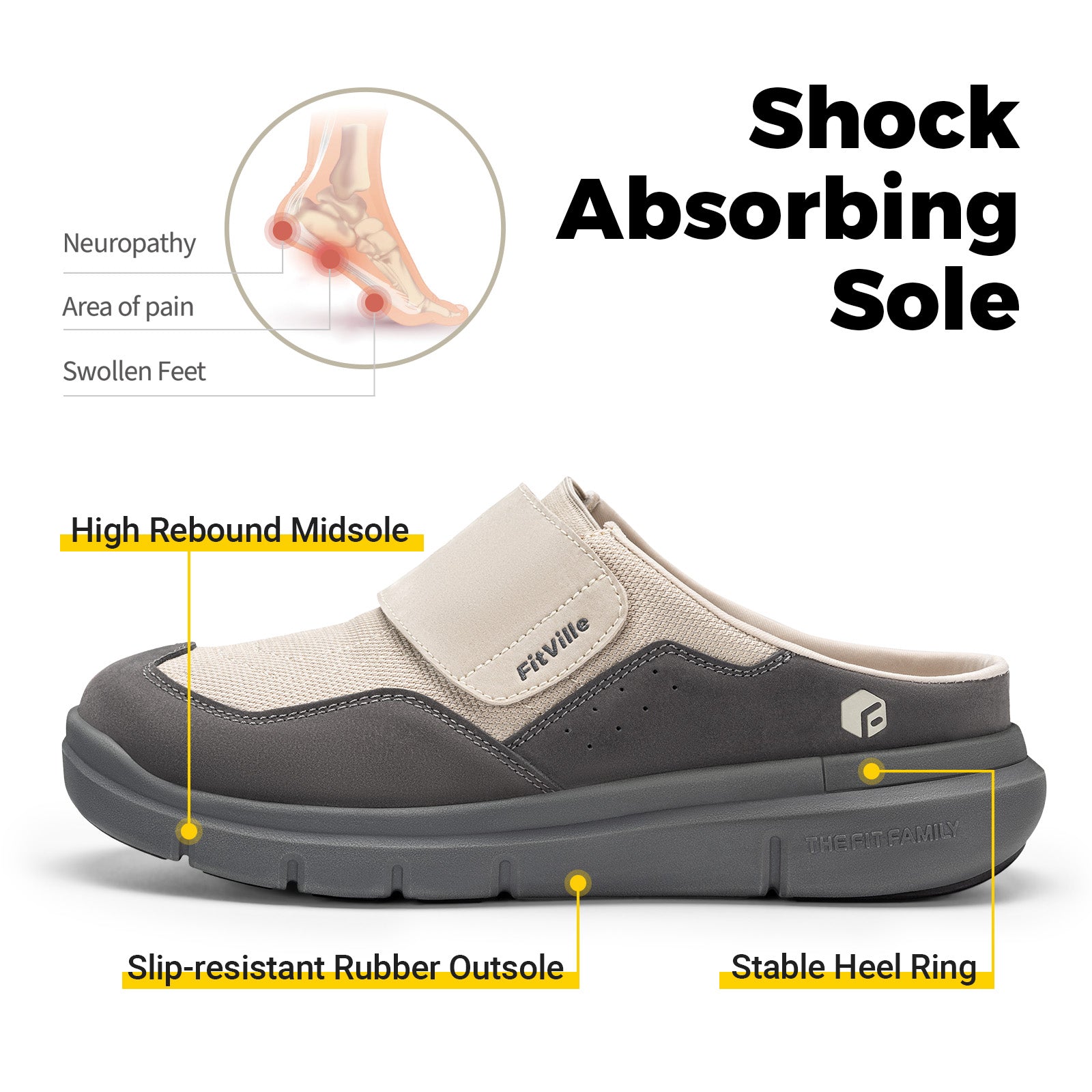 Men's EasyTop Diabetic Slipper V3