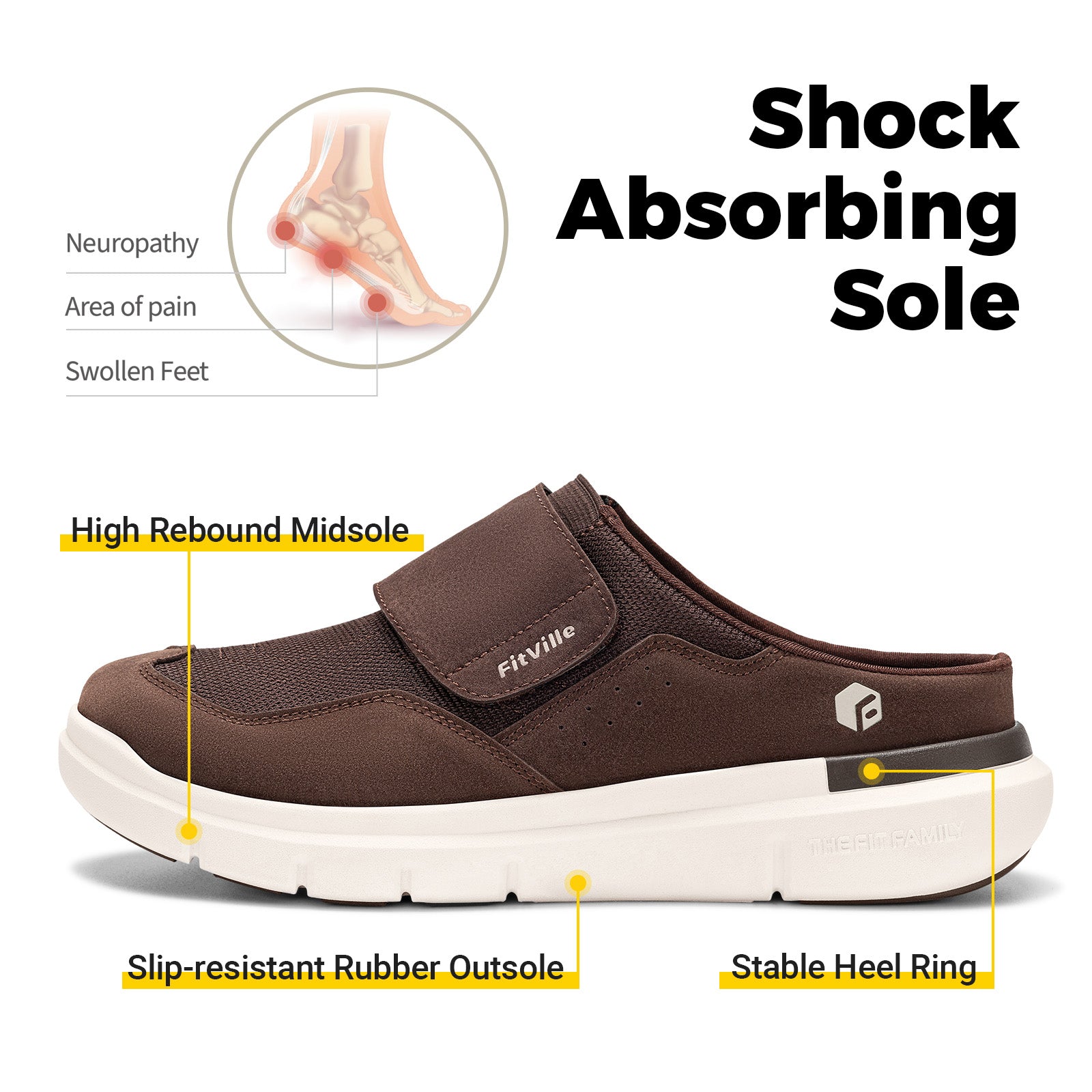 Men's EasyTop Diabetic Slipper V3