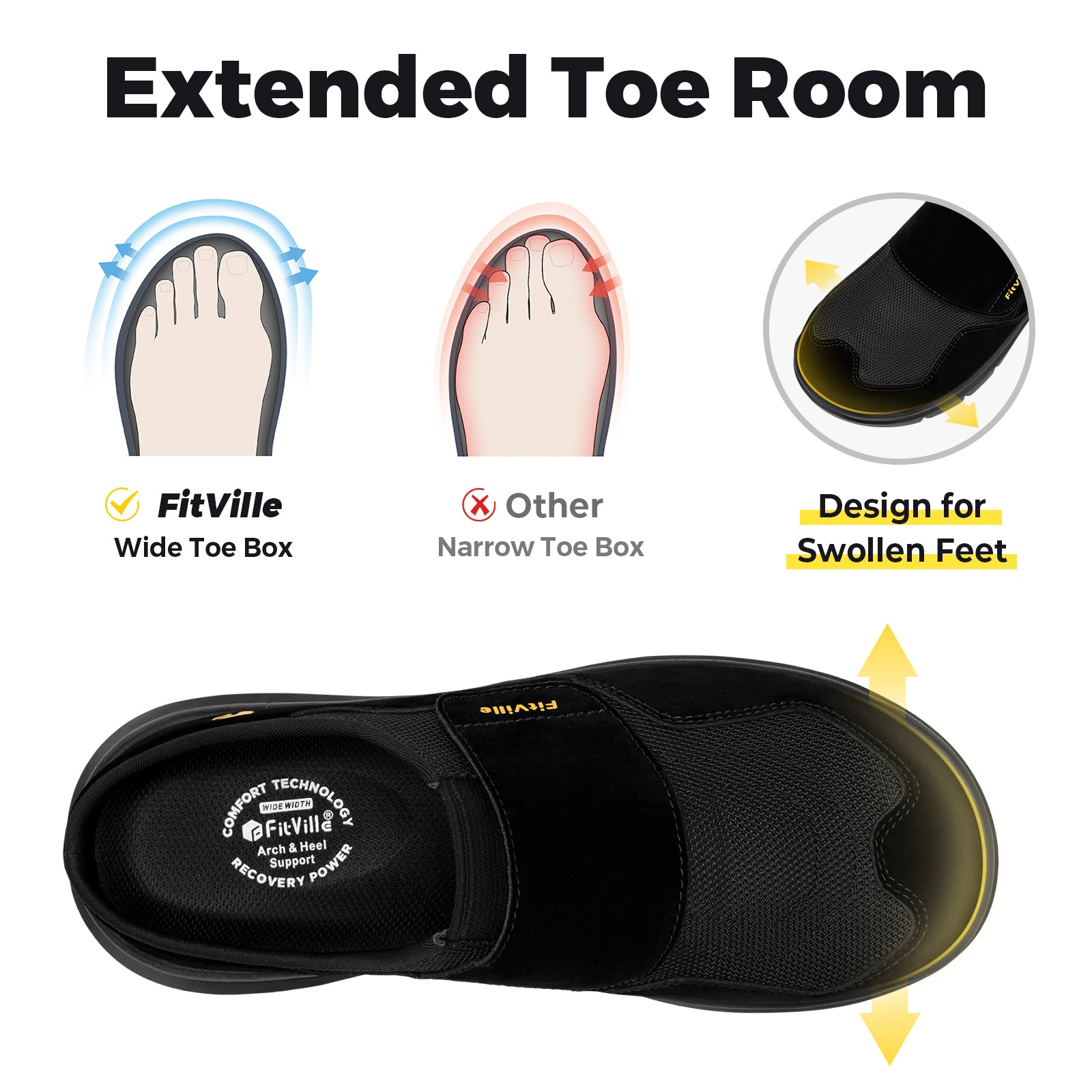 Men's EasyTop Diabetic Slipper V3