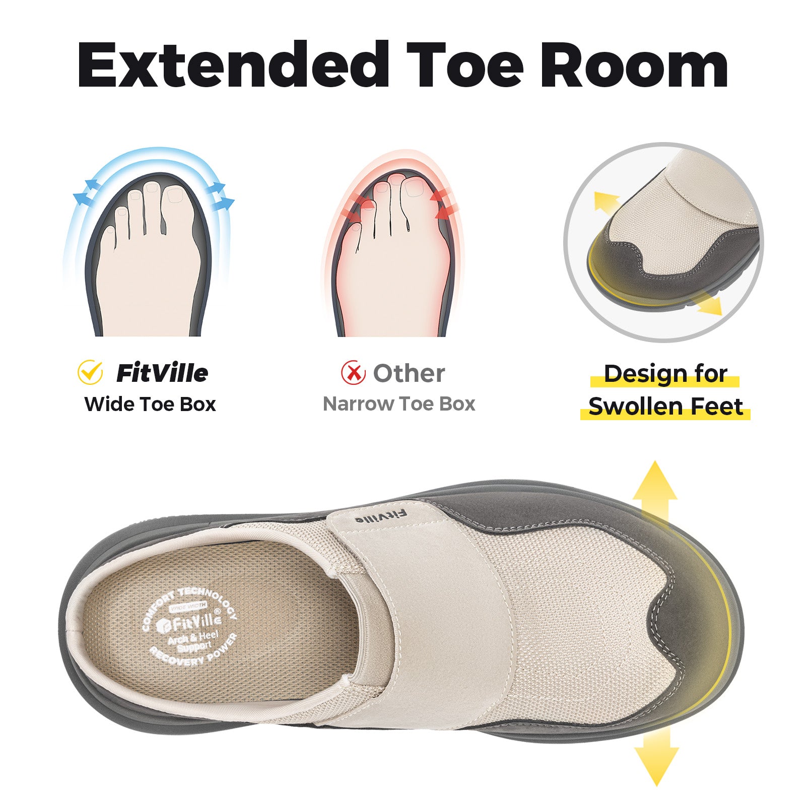 Men's EasyTop Diabetic Slipper V3