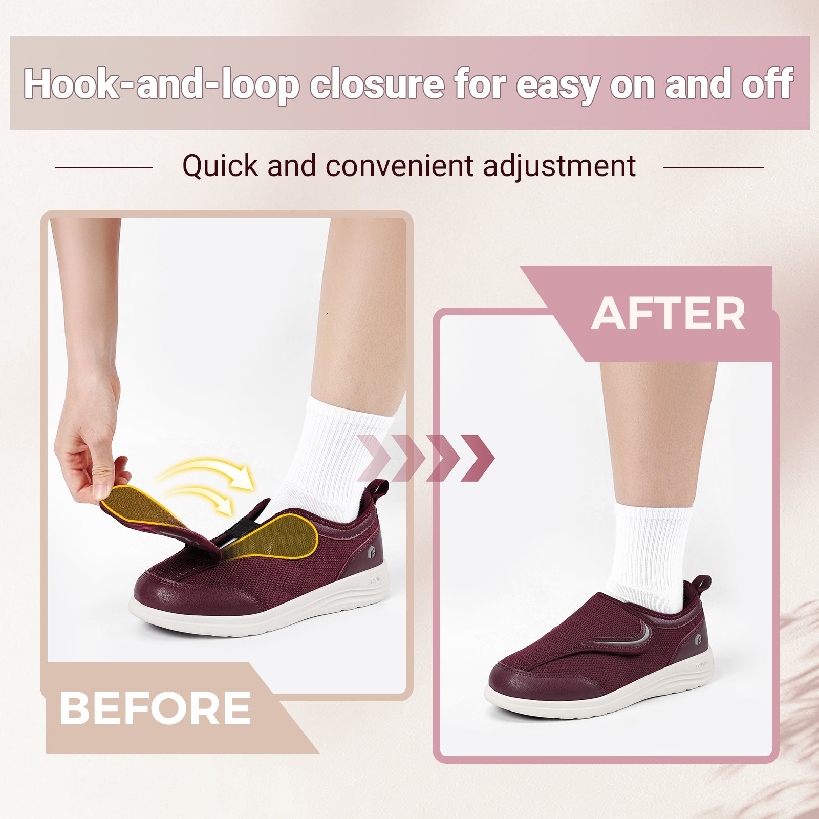 Women's EasyTop Wings Diabetic Shoes V9