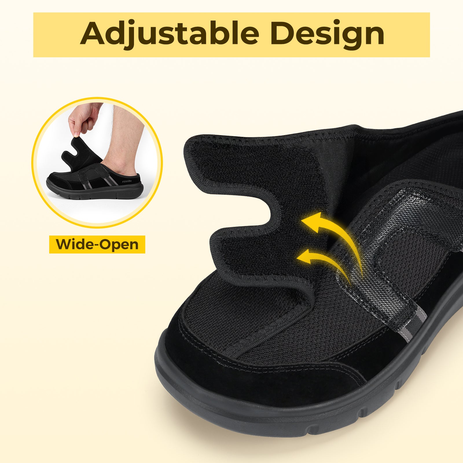 Men's EasyTop Diabetic Slipper V2