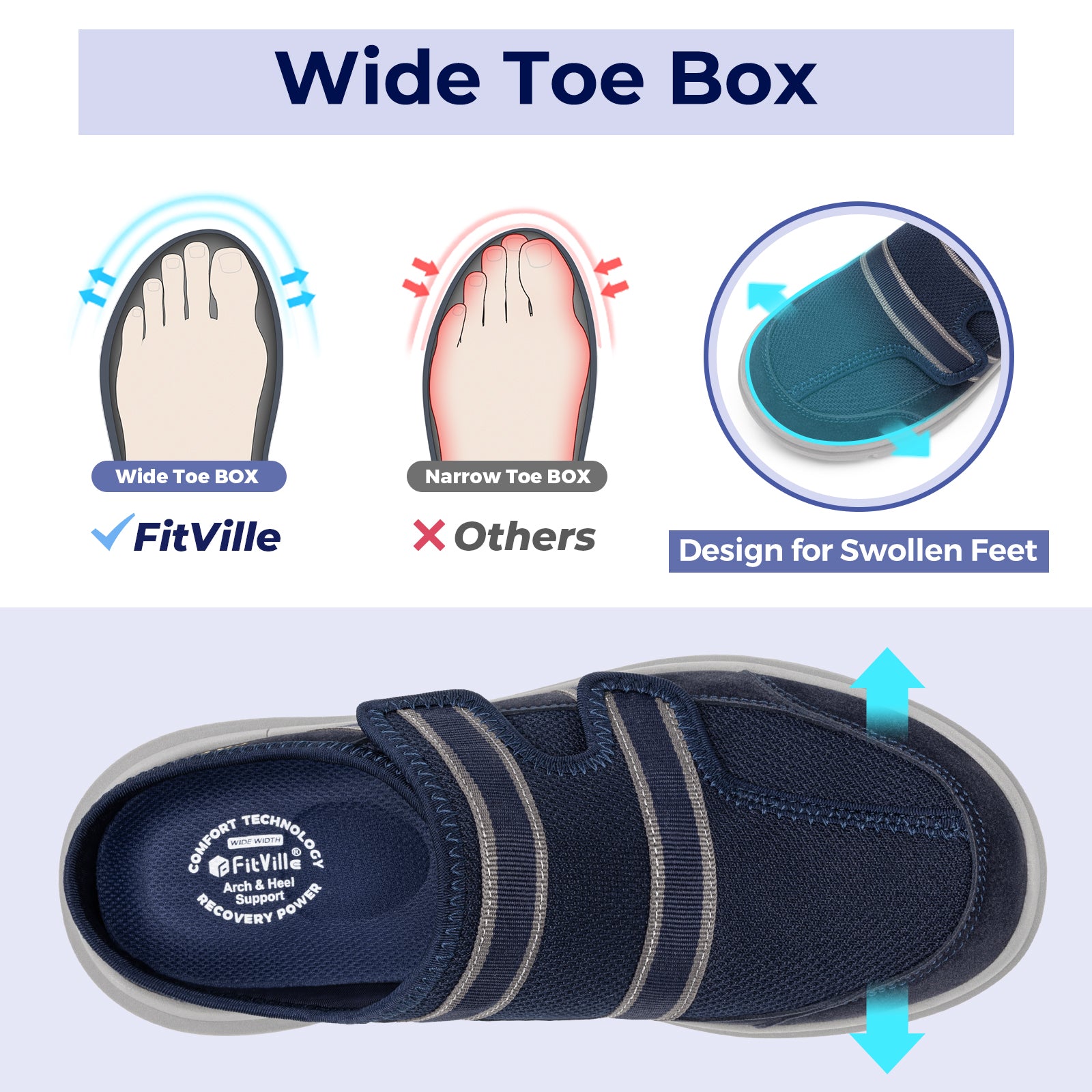 Men's EasyTop Diabetic Slipper V2