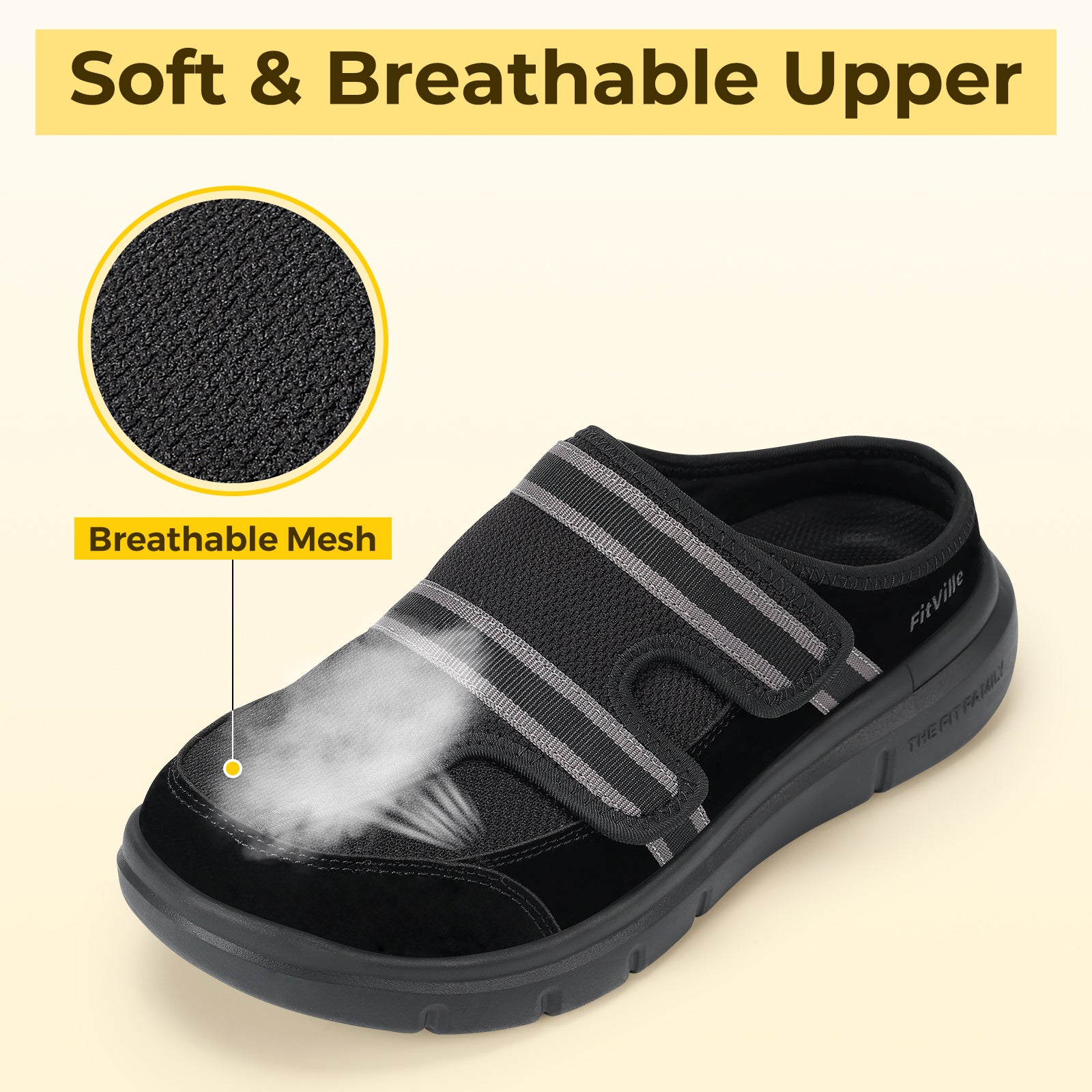 Men's EasyTop Diabetic Slipper V2