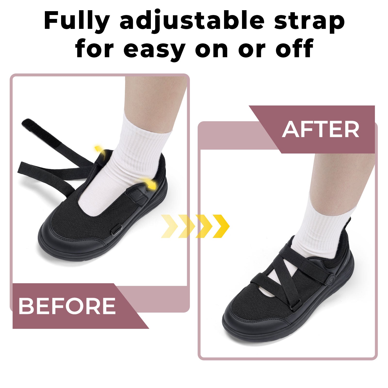 Women's EasyTop StrapEase Diabetic Shoes V11