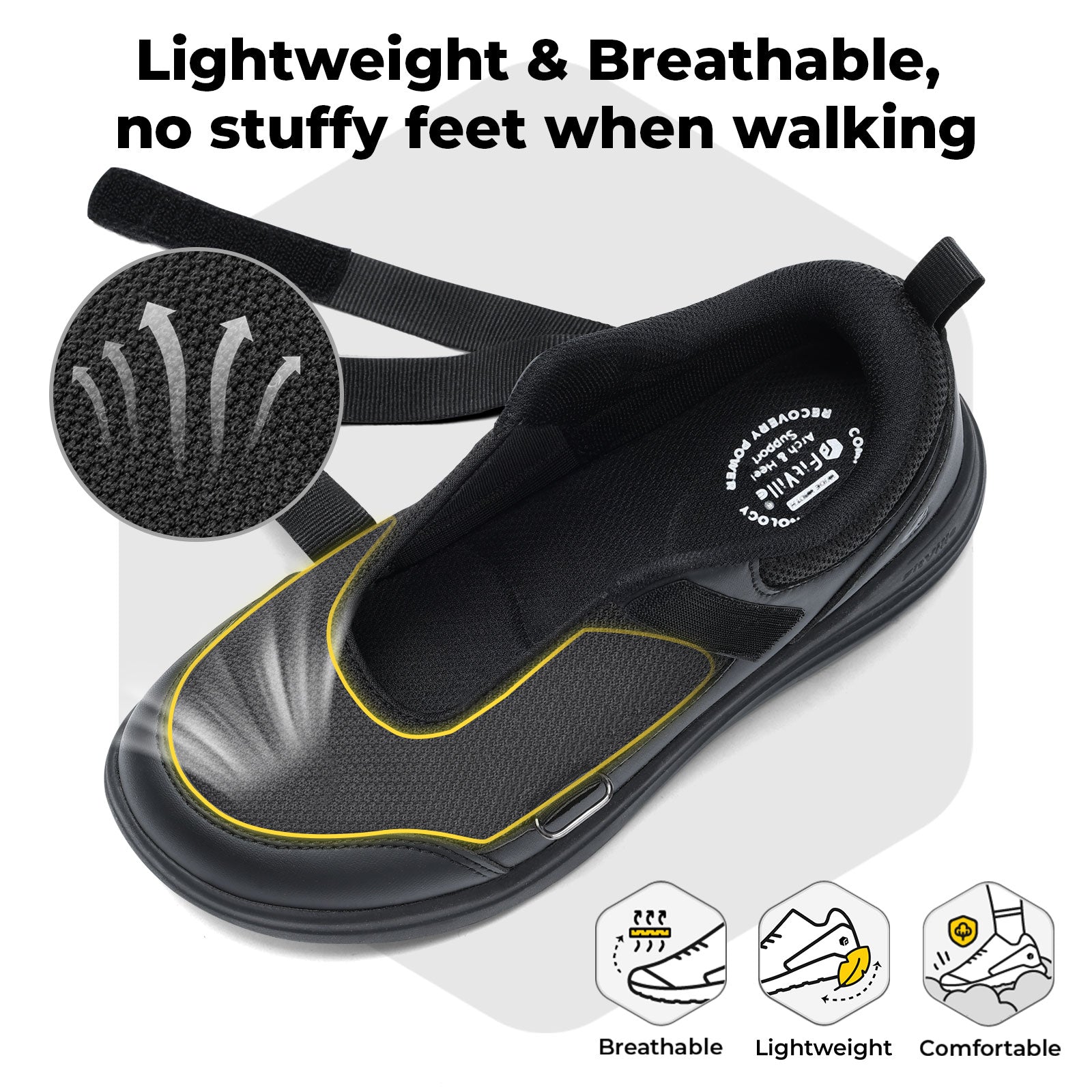 Women's EasyTop StrapEase Diabetic Shoes V11