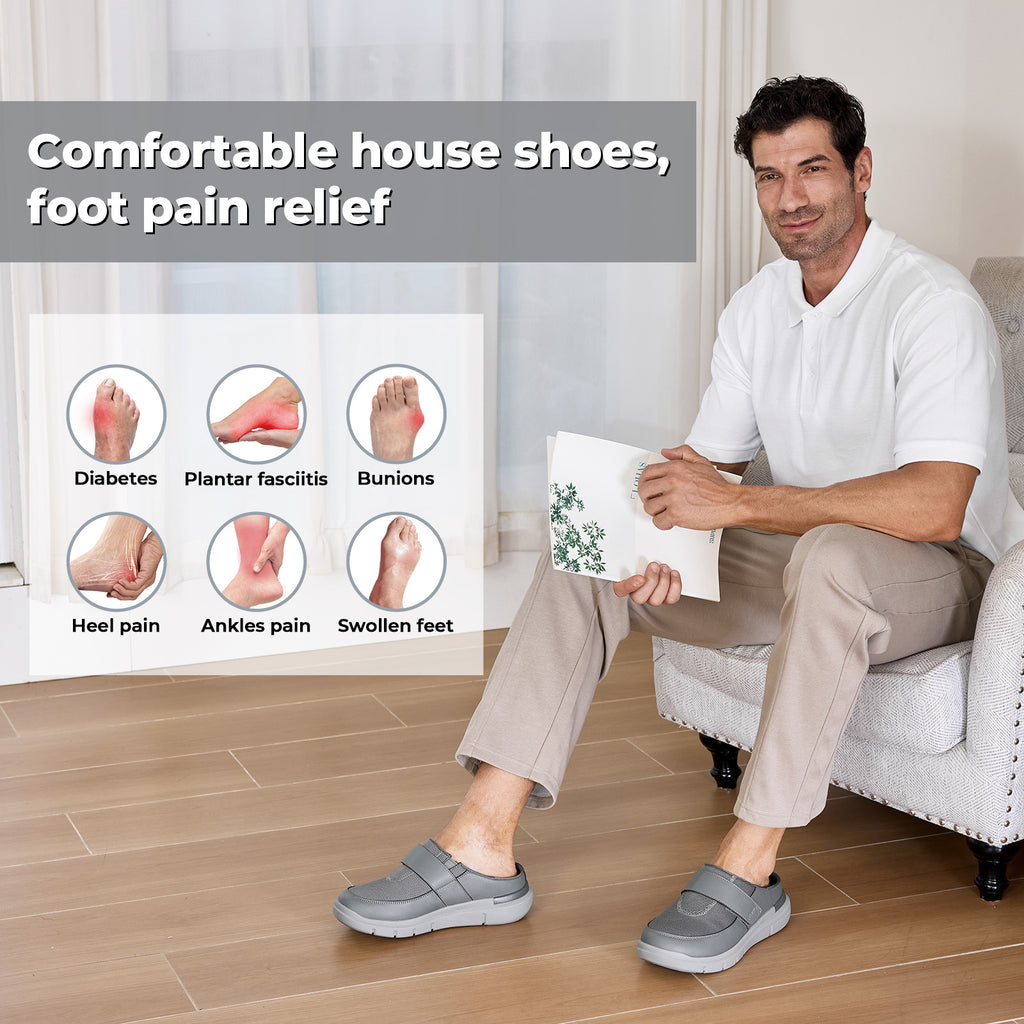 Men's EasyTop Diabetic Slipper V1