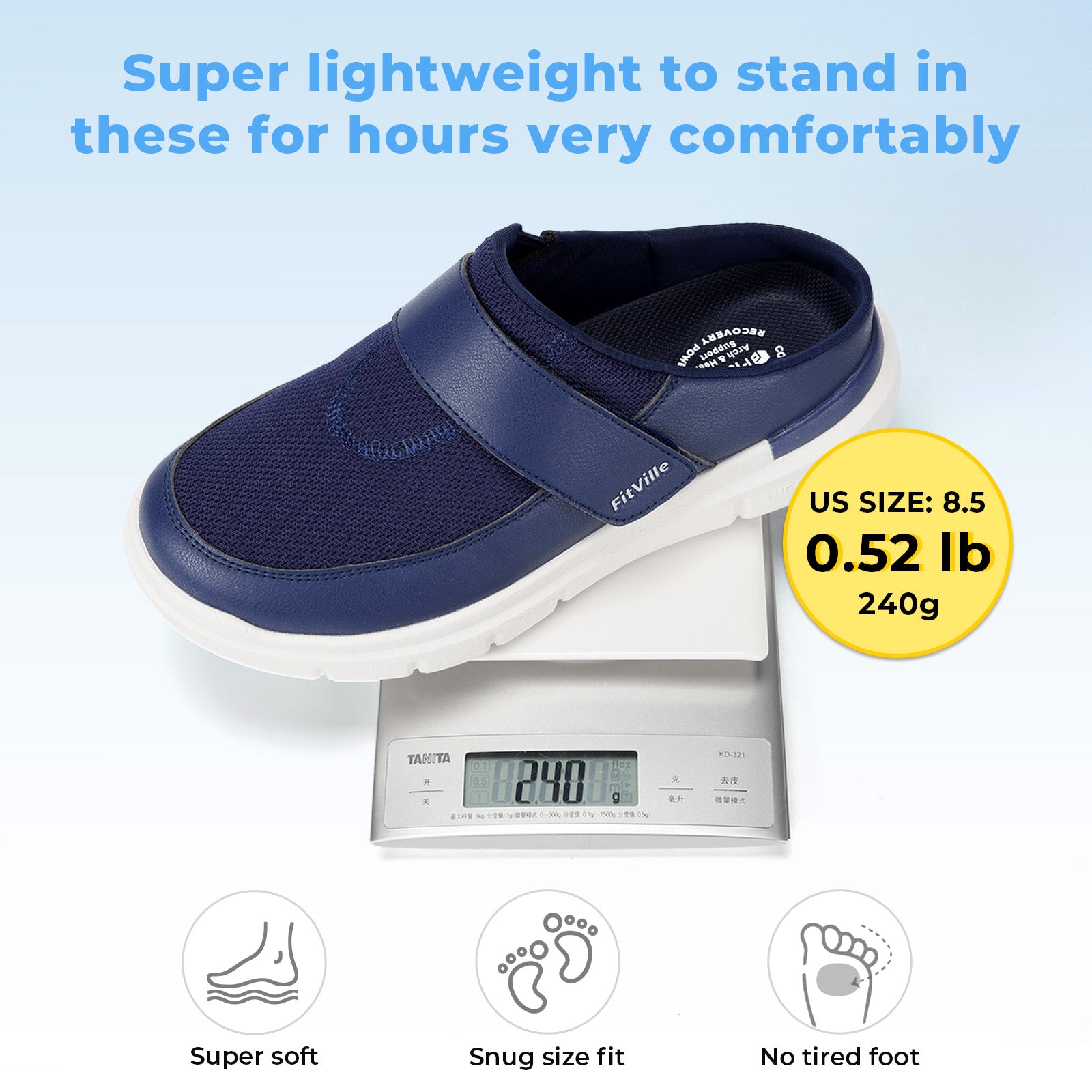 Men's EasyTop Diabetic Slipper V1