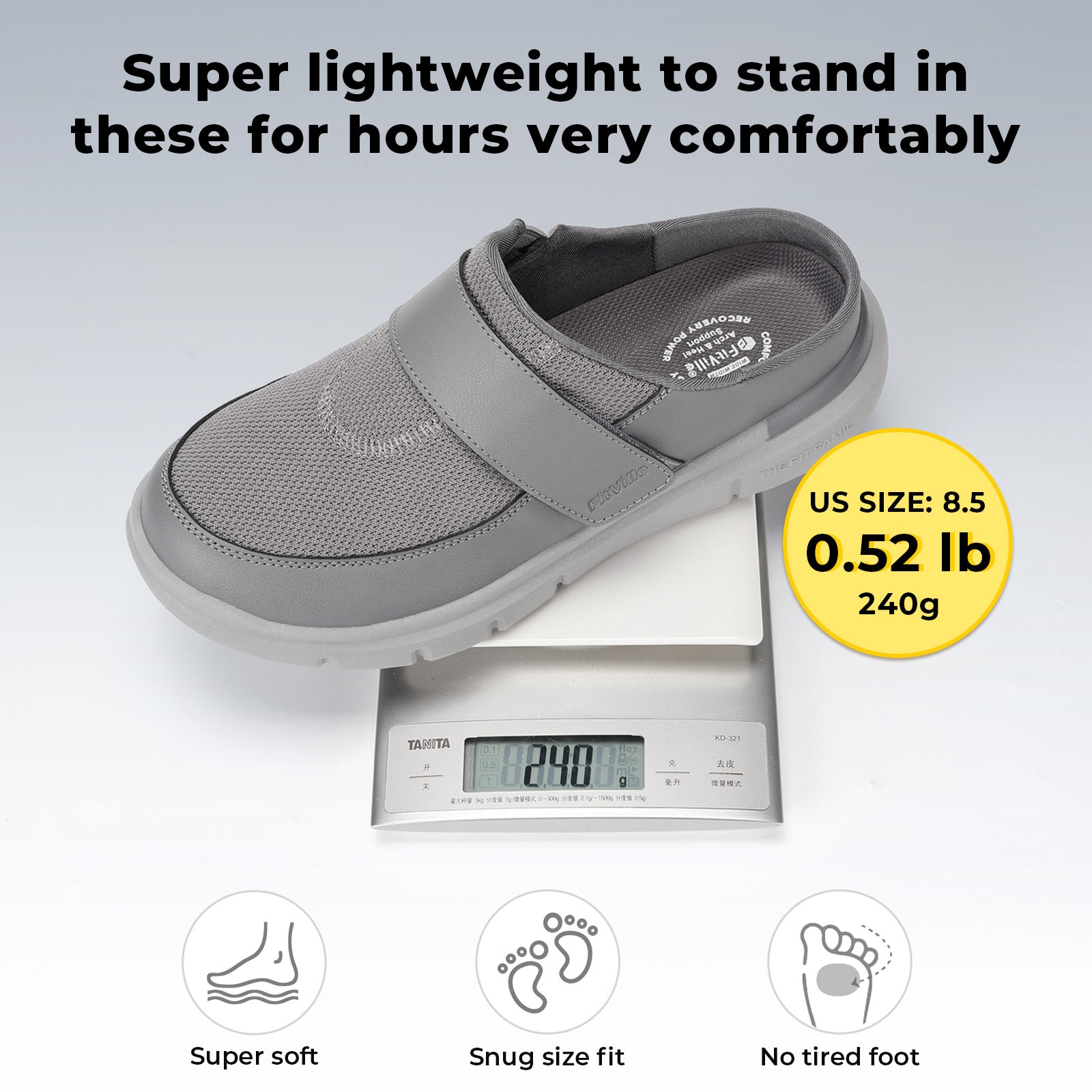 Men's EasyTop Diabetic Slipper V1