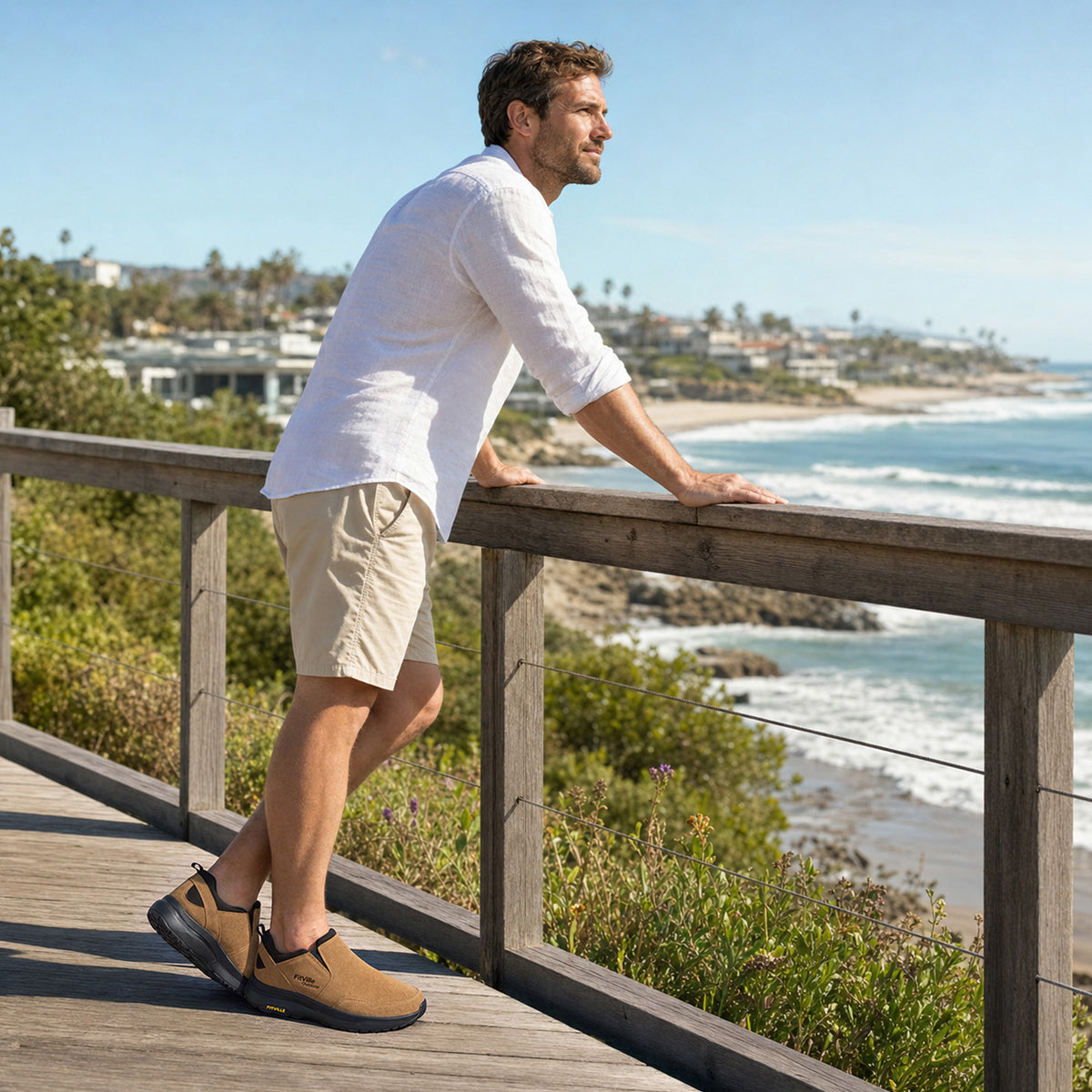 FitVille Men's Explorer Outdoor Slip-On V1