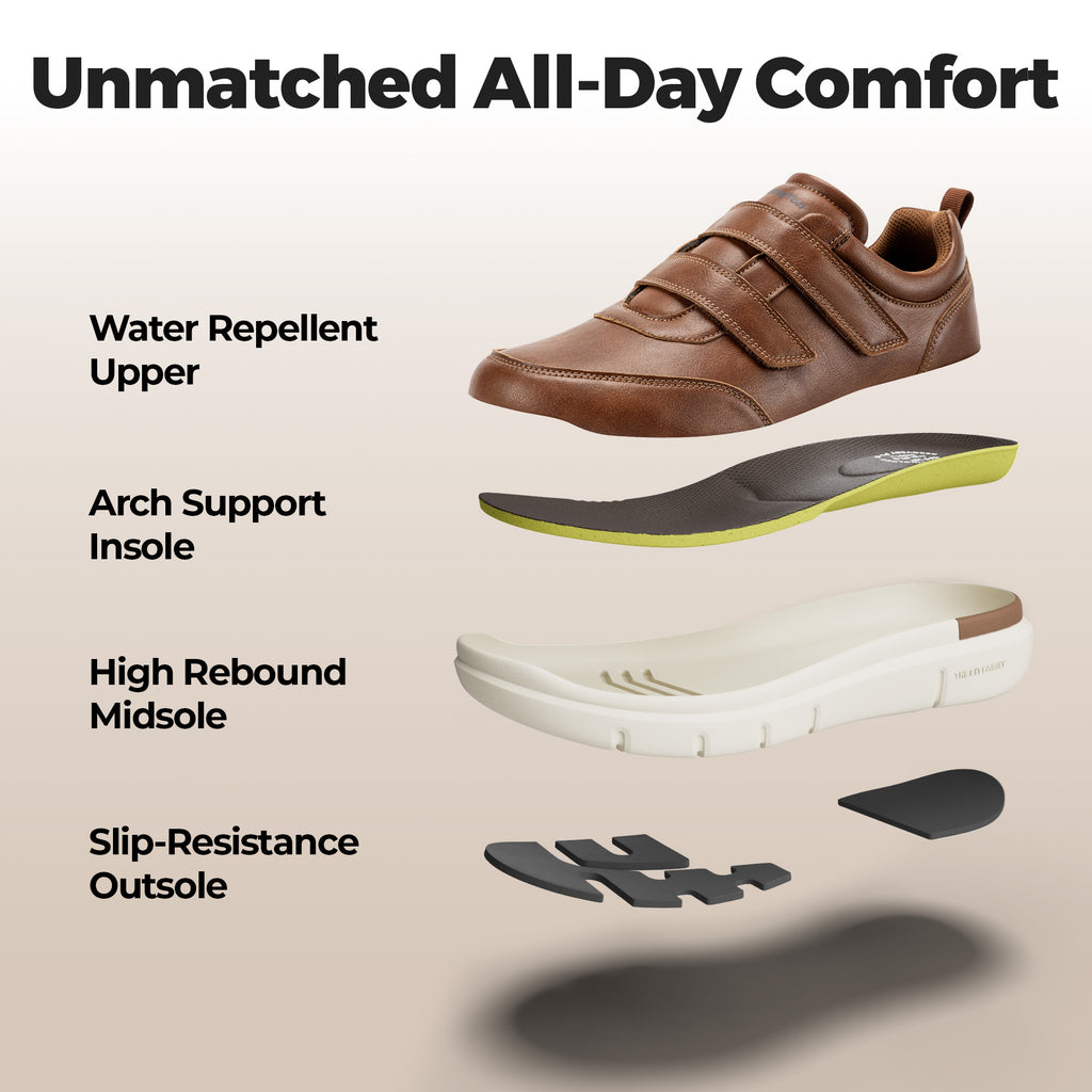 Fittington Men's VeroEase Diabetic Dress Shoes V1