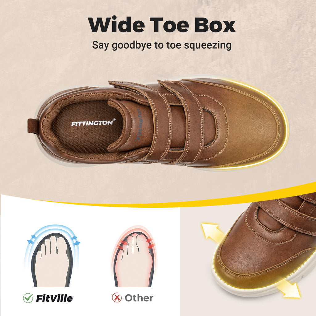 Fittington Men's VeroEase Diabetic Dress Shoes V1