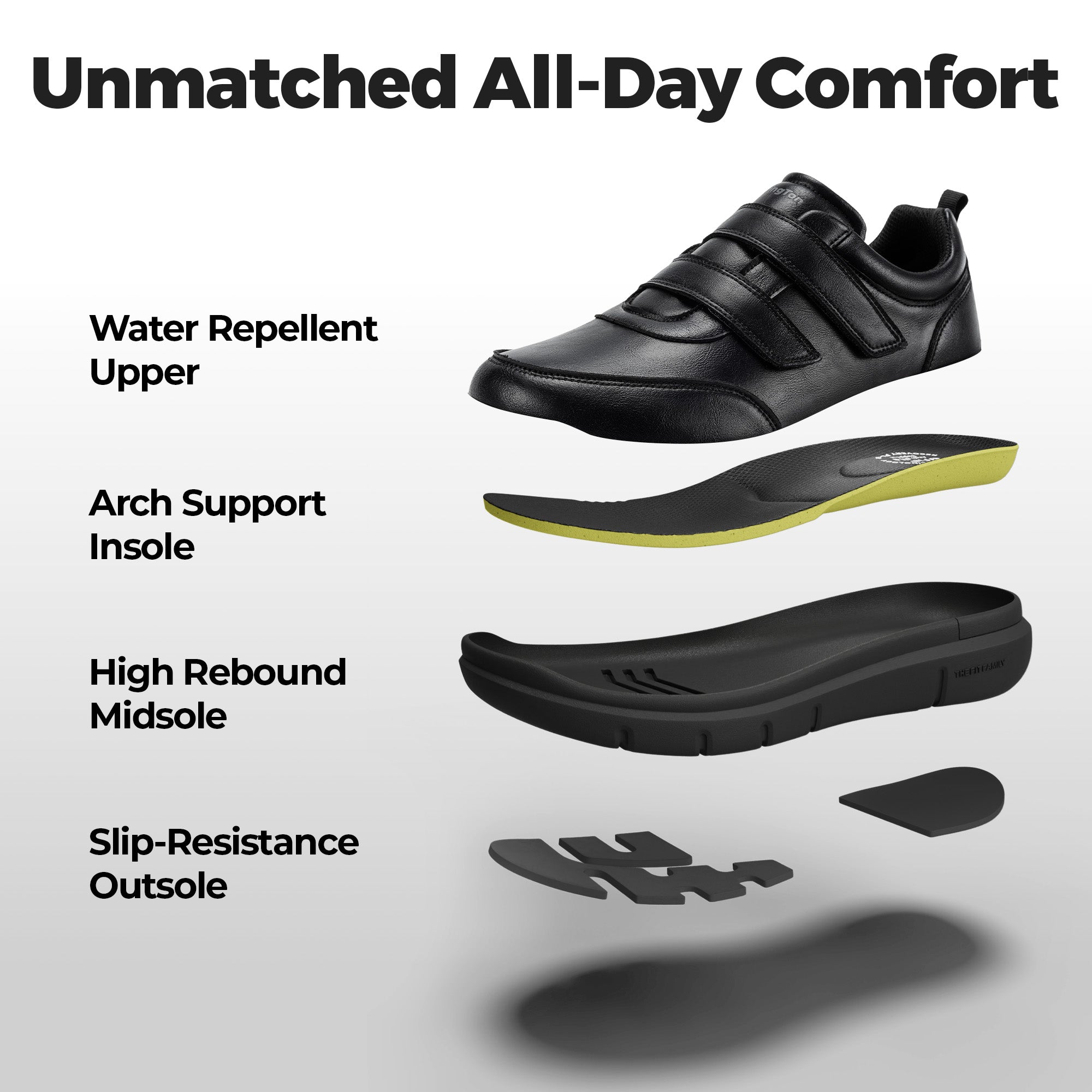 Fittington Men's VeroEase Diabetic Dress Shoes V1