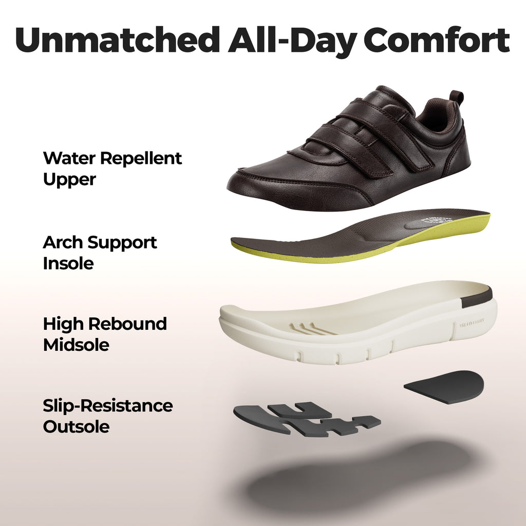 Fittington Men's VeroEase Diabetic Dress Shoes V1