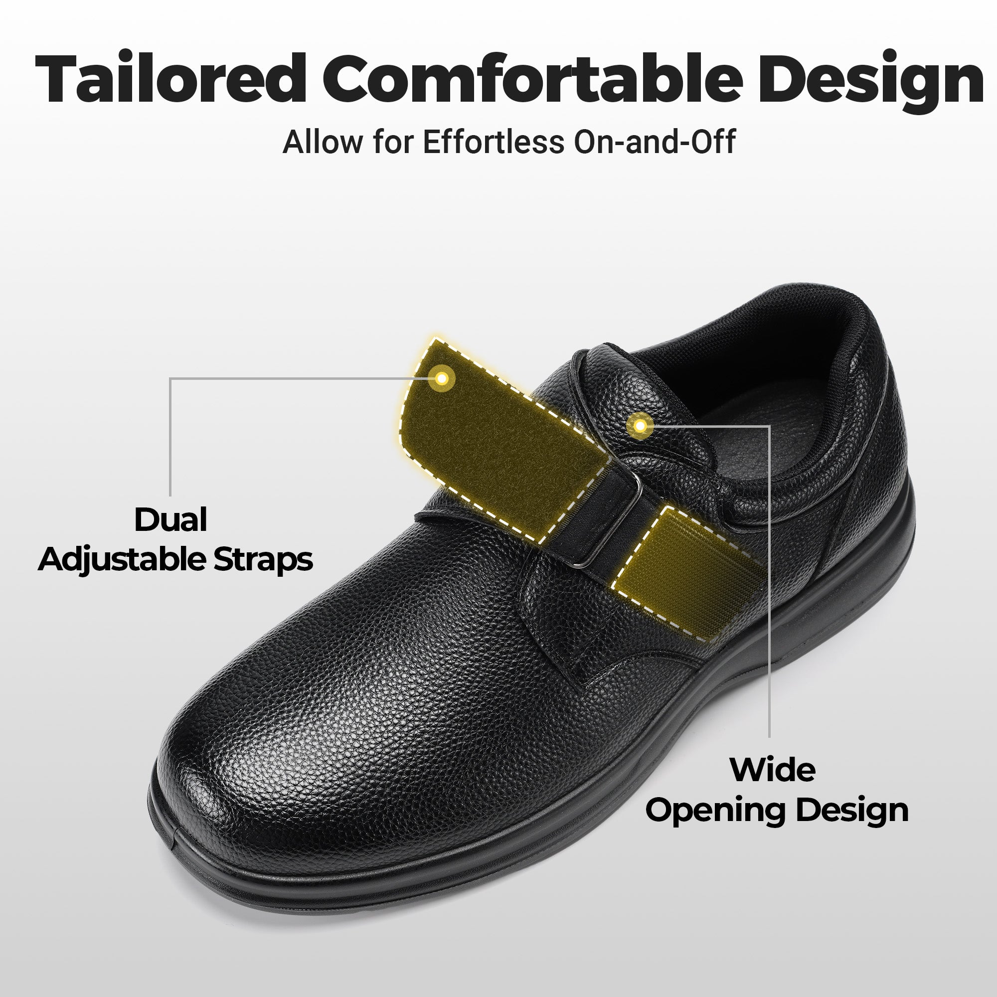 Men's UrbanEase Diabetic Dress Shoes V1