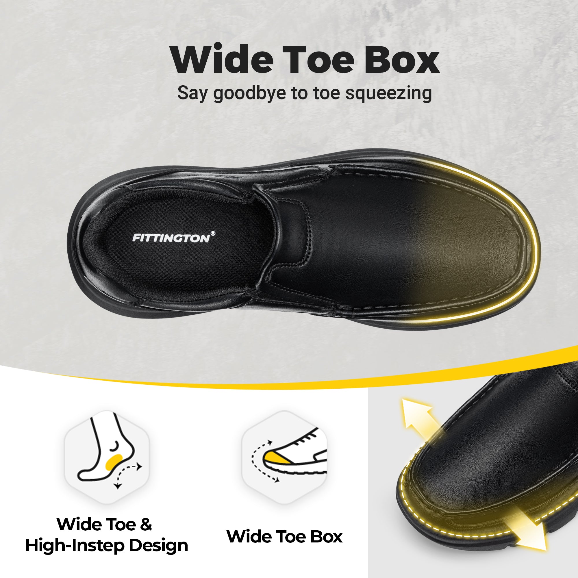 Fittington Men's Rowen Slip On Dress Shoes V1