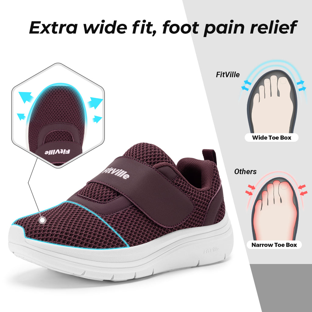 FitVille Women's Cloud Wanderer StrapFit V14