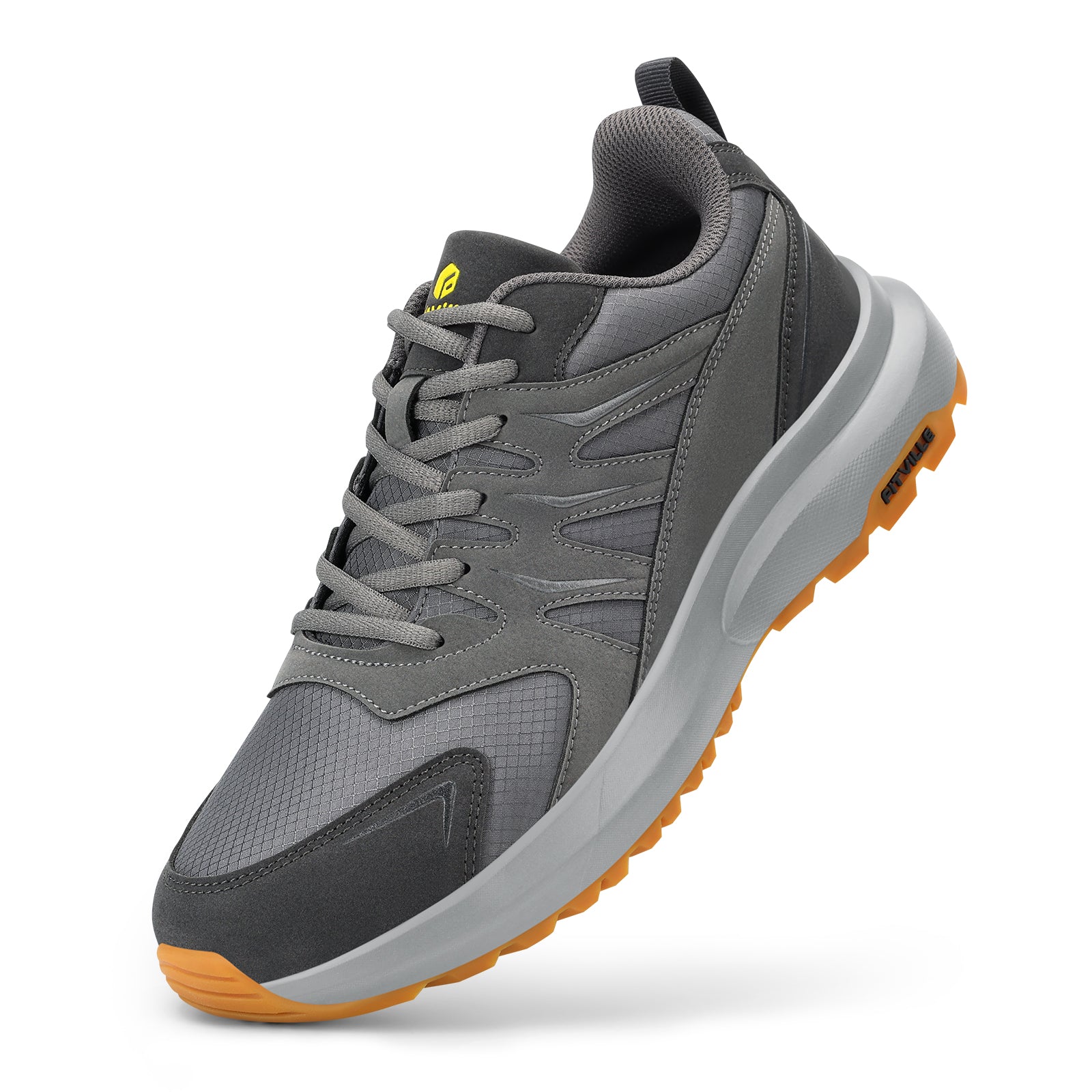 FitVille Men's Low-Top Sturdy Core Hiking Shoes V4