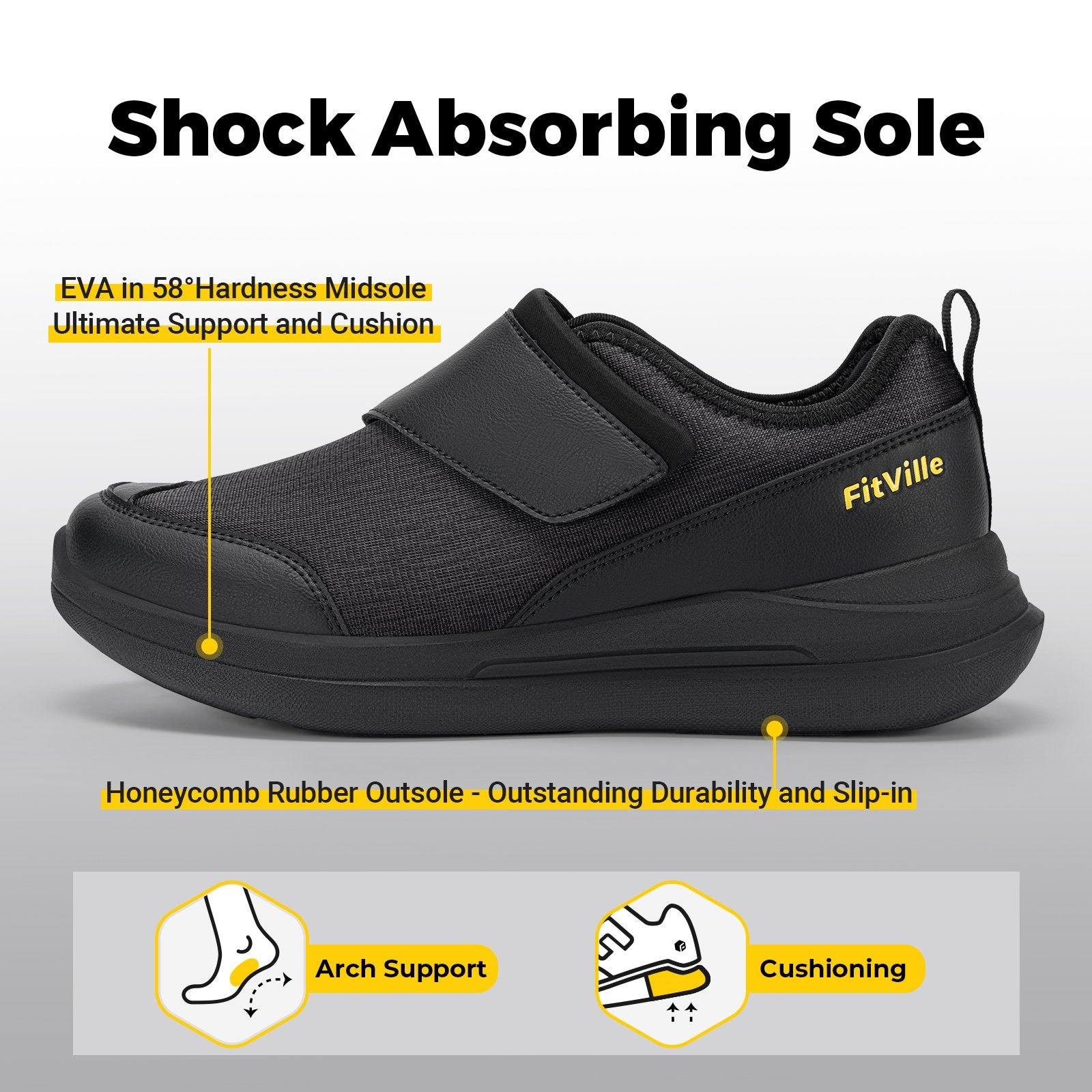 Men's EasyTop Pro Diabetic Shoes  V1