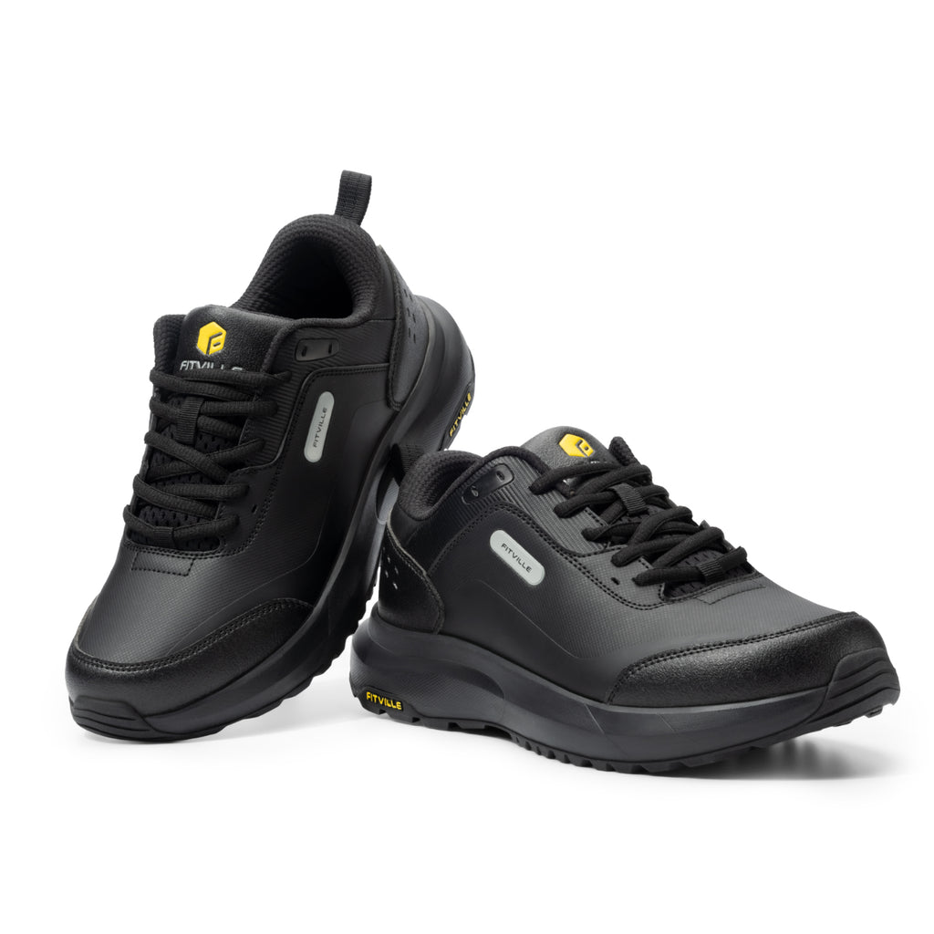 FitVille Men's Low-top Rugged Core Hiking Shoes V1