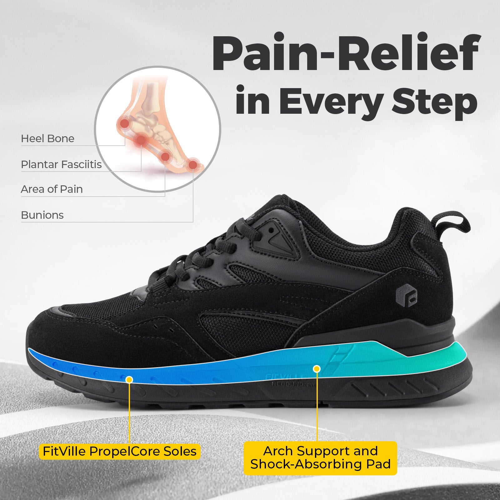 Women's Rebound Core Walking Shoes V9